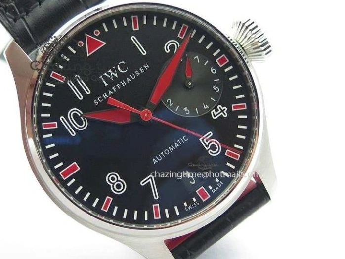 MIROTIME 0501 RelaxedFit Big Pilot Real PR IW500435 “Muhammad Ali” ZF Best Edition On Black Leather Strap A 7295